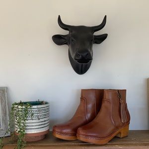 Patricia Nash Rafael Booties Size 7.5 Leather Clog Boots Boots